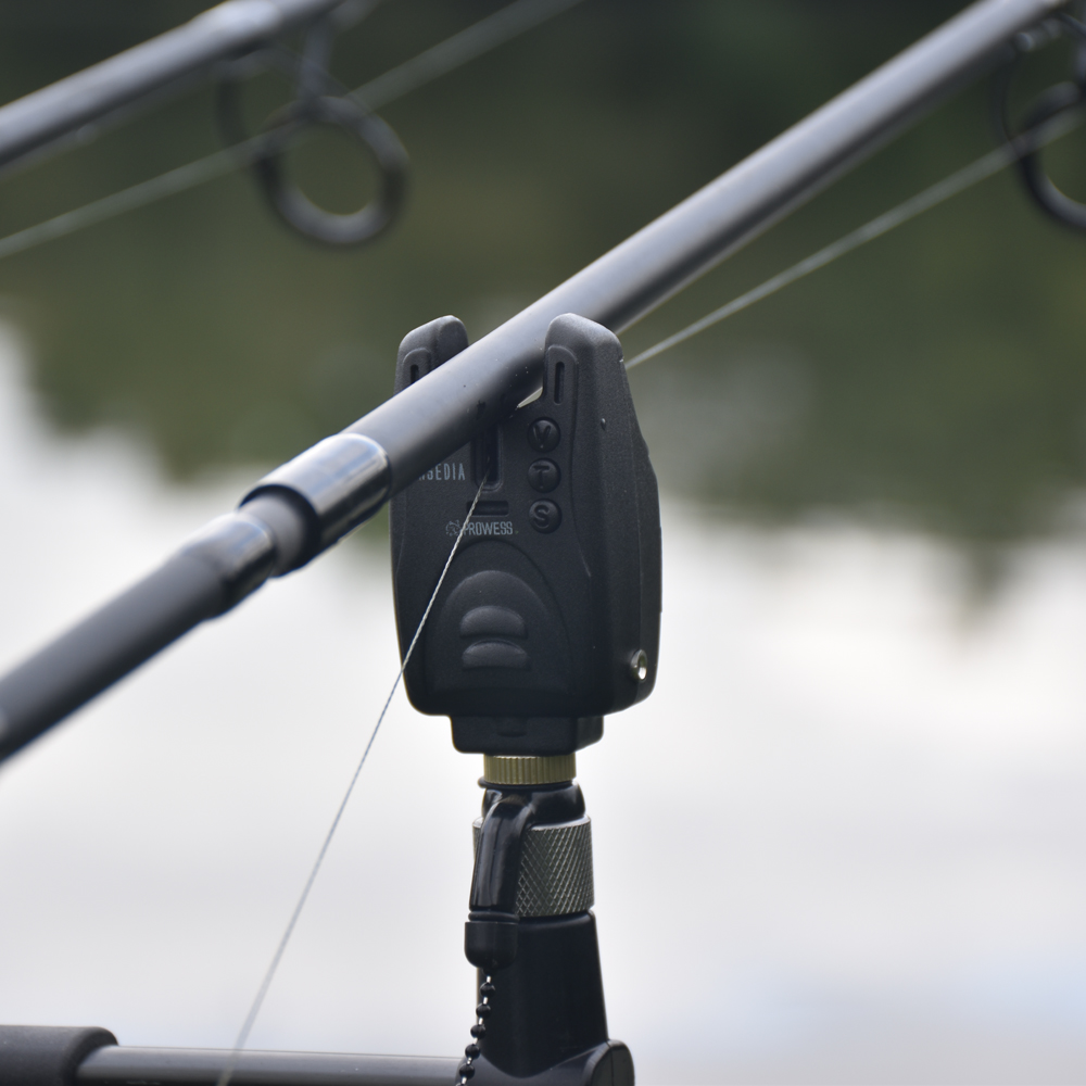 Détecteur De Pêche Avec Bâton Lumineux Et Clochette - Alarme De Morsure Pour Pêche De Nuit - Compatible Canne 1,5-3 Mm
